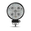 Round High Powered Combo LED Worklight with Amber Strobe