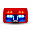 LED Projector 6-color Interior Door Logo Light with Oval USA Flag Image - Driver