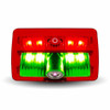 Trux Accessories LED Projector 6-color Interior Door Logo Light with Oval USA Flag Image - Passenger