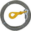 BA Products 3/8" X 100' Steel Core Cable with Locking Hook