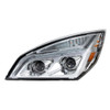 Chrome LED Projection Headlight with Position Light