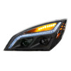 Blackout LED Projection Headlight with LED Position Light and Turn Signal
