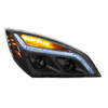 United Pacific Blackout LED Projection Headlight with LED Position Light & Turn Signal - Passenger