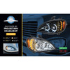 United Pacific High Power Blackout LED Projection Headlight - Driver