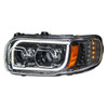 United Pacific High Power LED Headlight with 16 LED Turn and 57 LED Turn Bar - Driver