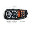 United Pacific High Power Blackout LED Headlight - Driver