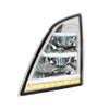 United Pacific LED Headlight with Sequential LED Signal & Position Light Bars - Driver