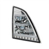 United Pacific LED Headlight with Sequential LED Signal & Position Light Bars - Passenger