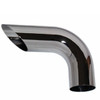 Grand Rock Elbow, 5" 90 DEG OD/Miter Chrome, Dump Stack