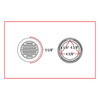 Trux Accessories 4" Dual Flatline Flange Mount Red/White LED (49 Diodes)
