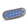Trux Accessories Oval Dual Revolution Amber/Blue LED