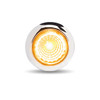 Mini Button Dual Revolution Amber/Green LED with Reflector & Silicone Locking Ring (1 Diode)