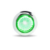 Mini Button Dual Revolution Red/Green LED with Reflector & Silicone Locking Ring (1 Diode)