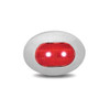 Mini Oval Button Dual Revolution Amber/Red LED