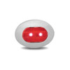 Trux Accessories Mini Oval Button Dual Revolution Red/White LED
