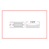 Trux Accessories 2" X 6" Dual Revolution Trailer LED - Red/Blue (10 Diodes)