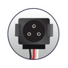 Trux Accessories 4" Economy Red Stop, Turn & Tail LED with Grote Light Harness (8 Diodes)
