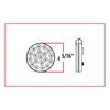 Trux Accessories 4" Red Stop, Turn & Tail LED (19 Diodes)