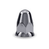 Trux Accessories Chrome Plastic 1 1/2" Nut Cover with Flange