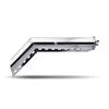 Trux Accessories 30" 45° Mudflap Hanger with 1 1/8" Spacing - Chrome