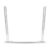 Trux Accessories Chrome Anti-Sail Bracket - 24" x 21"