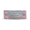 Trux Accessories Stainless Steel Rear Center Panel with 4 x 4", 6 x 2" Dual Revolution & 2 License Light LEDs