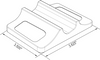 Newstar Air Leaf Plate    (03-05100)