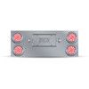 Rear Center Panel with 2 x 4" (Red & Back-Up), 2 x 4" Clear Red & 2 License Light LEDs