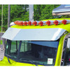 Trux Accessories 15" Pet. 379 Standard Cab "V" Shaped Sunvisor (2005-2007)