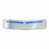 Trux Accessories Kenworth 13" Post-Mount Sunvisor with Louvered Spaces for Curved Glass (1987+)
