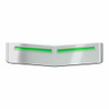 Trux Accessories Kenworth 13" Post-Mount Sunvisor with Louvered Spaces for Curved Glass (1987+)