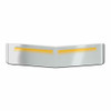 Trux Accessories Kenworth 13" Post-Mount Sunvisor with Louvered Spaces for Curved Glass (1987+)