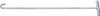 United Pacific Chrome Fifth Wheel Pin Puller, J-Hook  31"