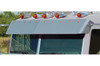 Roadworks Sunvisor with 10 3/4" Amber Lights