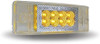 Trux Accessories 2" X 6" Multi-Directional Clear Amber Trailer LED (24 Diodes)"