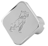 Mack Bulldog Logo Square Knob- Chrome