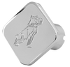 Custom Knobs Mack Bulldog Logo Square Knob- Chrome