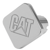CAT Logo Square Knob - Chrome