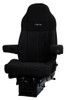 Seats Inc Legacy Silver Cloth Seat - Black