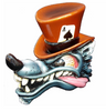 Twisted Shifterz Top Hat Wolf Shifter Knob