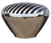 Twisted Shifterz Chrome Billet Nostalgic Finned Shift Knob