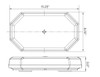 Buyers Products 15" Octogonal LED Mini Light Bar
