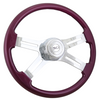 Steering Creations Classic Purple Steering Wheel - 18"