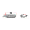 Trux Accessories 1" x 4" Amber Marker Rectangular LED Light - (12 Diodes)