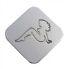 Custom Knobs Chrome Square Shaped Air Brake Knob - Lady