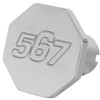 Custom Knobs Chrome Octagon Shaped Air Brake Knob