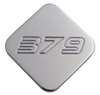 Custom Knobs Chrome Square Shaped Air Brake Knob - 379