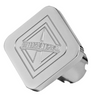 Custom Knobs Chrome Square Shaped Air Brake Knob - International