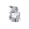 United Pacific Sitting Pig Hood Ornament - Chrome