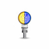 Trux Accessories TRUX Mini Round Double Face Amber/Red to Blue Marker Light (12 Diodes) - TLED-DL1XB